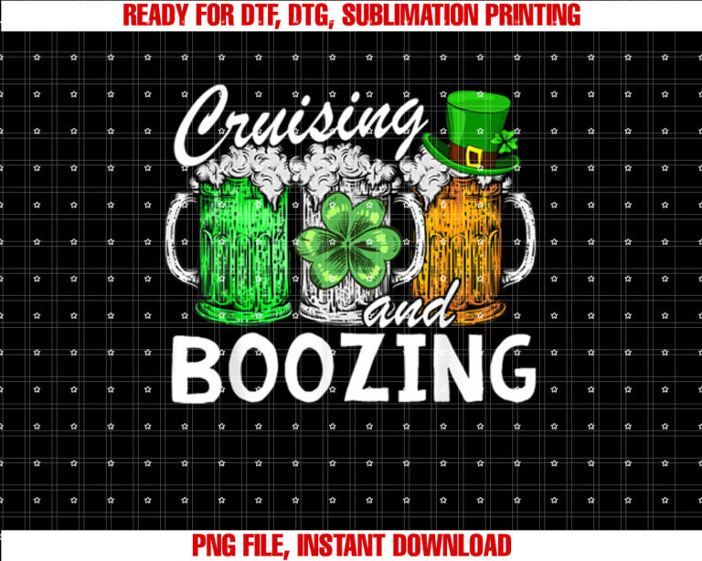 St Patricks Day Cruising Boozing Funny Drinking Cruise T-shirt