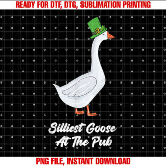 St Patricks Day Silliest Goose At The Pub Men Women Funny T-shirt