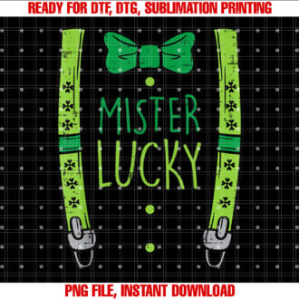 St Patricks Day Suspenders Mister Lucky Saint Paddys Boys T-shirt