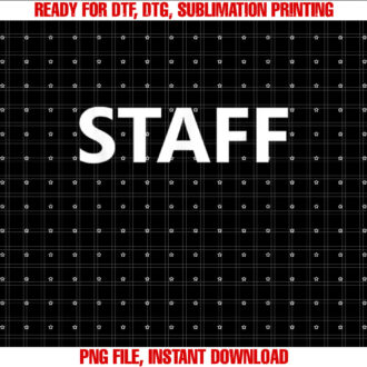 Staff Event Job Worker Employee Uniform FRONT PRINT ONLY T-shirt