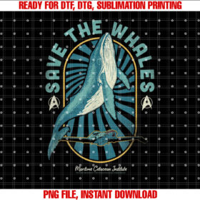 Star Trek Iv the Voyage Home Save the Whales Collection T-shirt