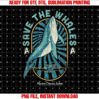 Star Trek IV The Voyage Home Save The Whales Collection T-shirt