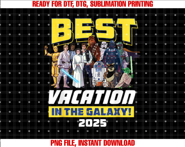 Star Wars Best Vacation in the Galaxy Family Group Trip 2025 T-shirt