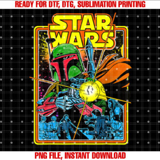Star Wars Boba Fett Bounty Hunter Comic Book T-shirt