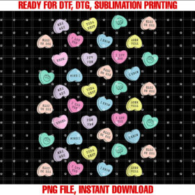 Star Wars Candy Hearts Love Valentines Day Graphic T-shirt