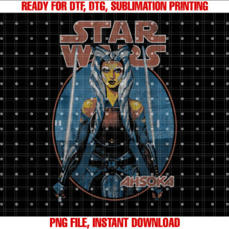 Star Wars Classic Ahsoka Tano Twin Sabers Vintage Disney T-shirt