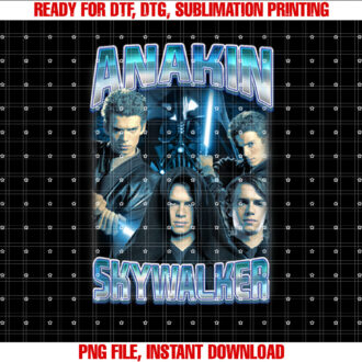 Star Wars Classic Anakin Skywalker Photo Collage T-shirt