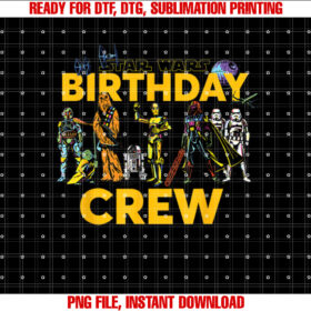 Star Wars Classic Characters Birthday Crew Party T-shirt