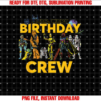 Star Wars Classic Characters Birthday Crew Party T-shirt