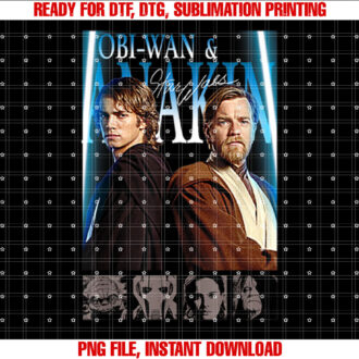 Star Wars Classic ObiWan Anakin Group Shot T-shirt