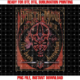 Star Wars Darth Maul Fear Tour Band T-shirt