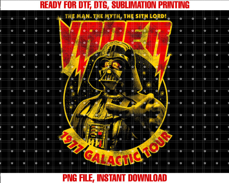 Star Wars Darth Vader 1977 Galactic Tour T-shirt