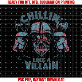 Star Wars Darth Vader Chillin Like A Villain T-shirt