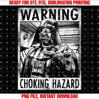 Star Wars Darth Vader Choking Hazard Vintage Graphic T-shirt