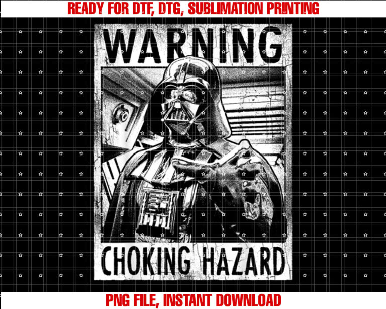 Star Wars Darth Vader Choking Hazard Vintage Graphic T-shirt