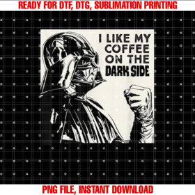 Star Wars Darth Vader I Like My Coffee on the Dark Side T-shirt