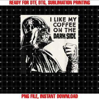 Star Wars Darth Vader I Like My Coffee on the Dark Side T-shirt