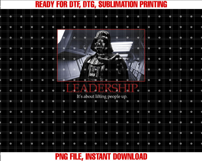 Star Wars Darth Vader Leadership Inspirational Photo T-shirt