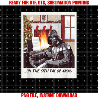 Star Wars Darth Vader Sith Day of Xmas Holiday T-shirt
