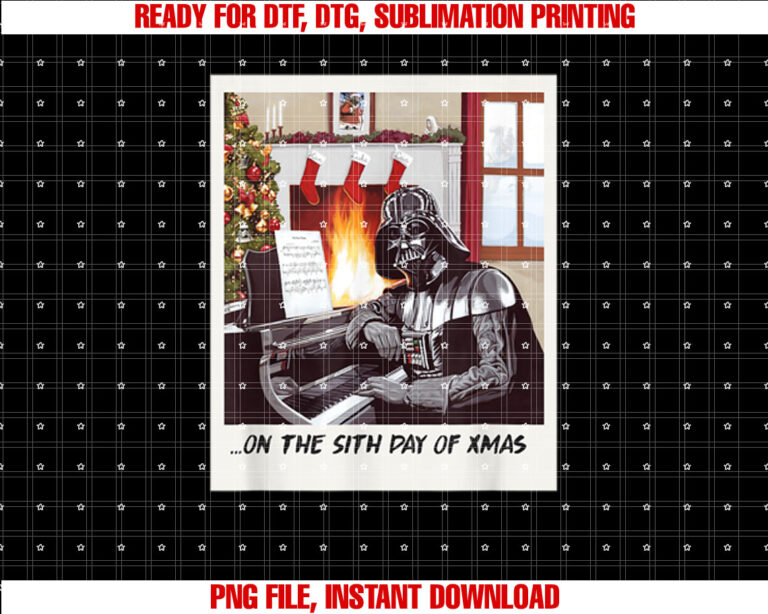 Star Wars Darth Vader Sith Day of Xmas Holiday T-shirt