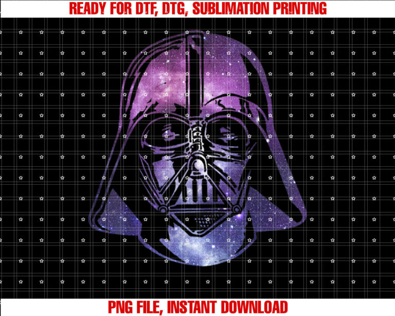 Star Wars Darth Vader Space Helmet Galaxy T-shirt