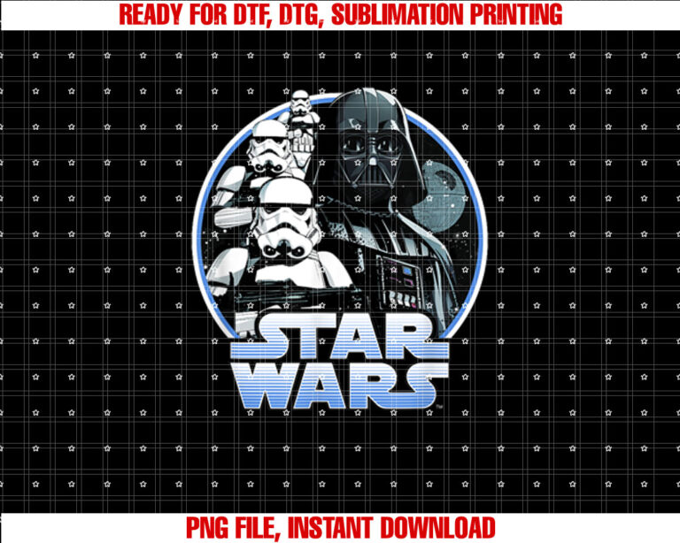 Star Wars Darth Vader Stormtroopers Galactic Empire Circle T-shirt