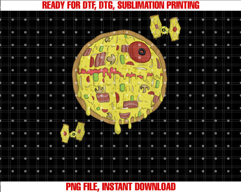Star Wars Death Star Pizza T-shirt