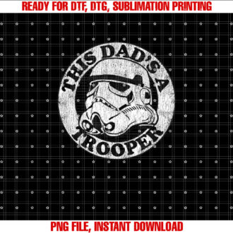 Star Wars Fathers Day Stormtrooper This Dad Is A Trooper Circle T-shirt