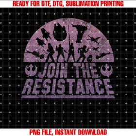 Star Wars Last Jedi Silhouette Join the Resistance T-shirt