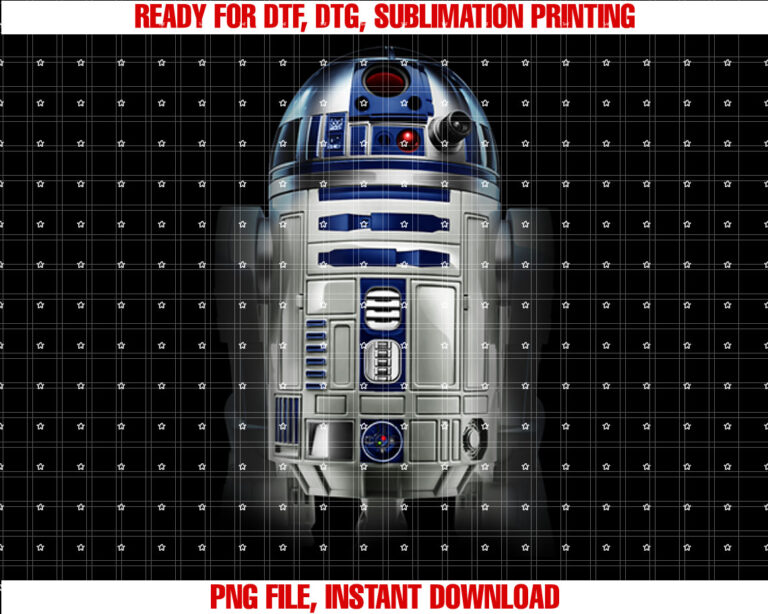 Star Wars R2D2 HiRes Photo Pose Graphic T-shirt