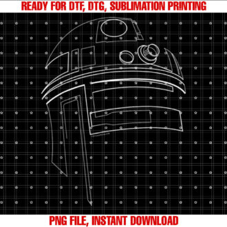 Star Wars R2D2 Minimalist Style R2D2 Portrait T-shirt