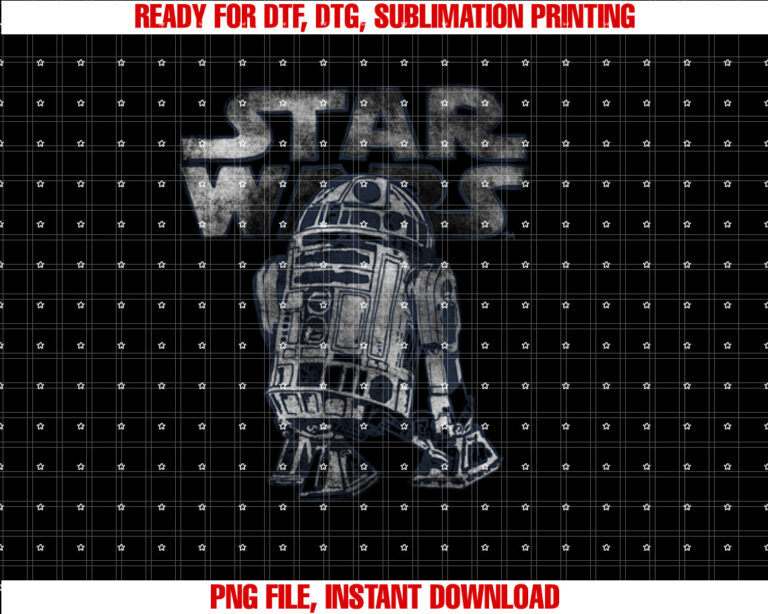 Star Wars R2D2 Vintage Style Graphic Tee T-shirt