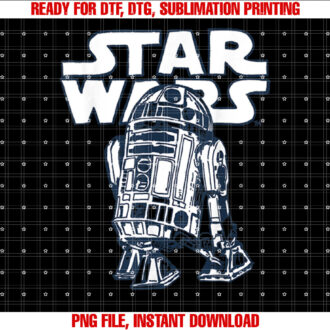 Star Wars R2D2 Vintage Style Graphic C1 T-shirt