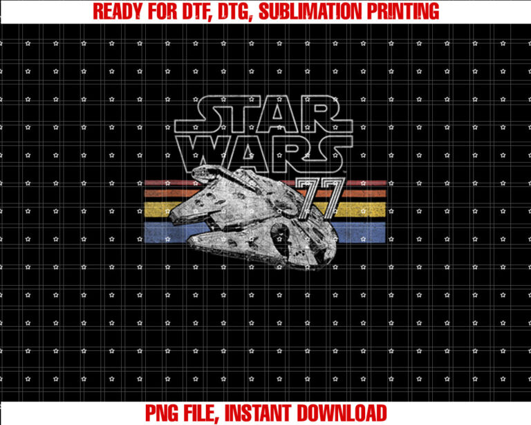 Star Wars Retro Falcon Stripes T-shirt