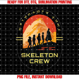 Star Wars Skeleton Crew Adventure Begins Vintage Silhouettes T-shirt