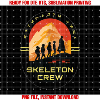 Star Wars Skeleton Crew Adventure Begins Vintage Silhouettes T-shirt