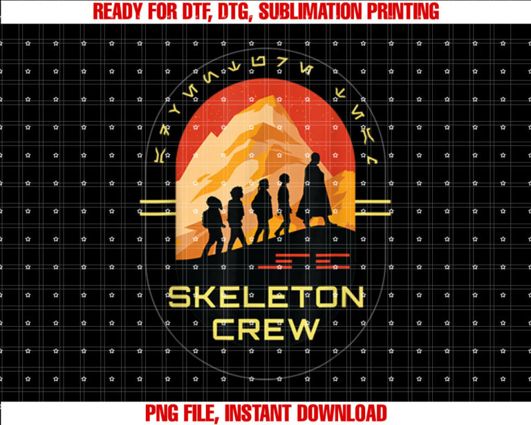 Star Wars Skeleton Crew Adventure Begins Vintage Silhouettes T-shirt