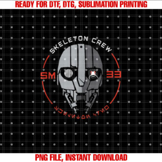 Star Wars Skeleton Crew SM33 Intrepid Droid Center Stamp T-shirt