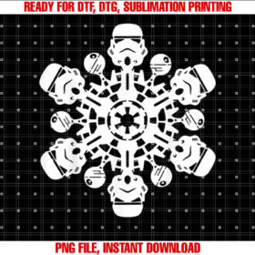 Star Wars Stormtrooper Christmas Snowflake Graphic T-shirt