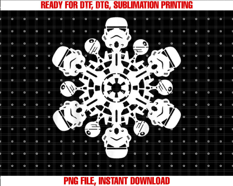 Star Wars Stormtrooper Christmas Snowflake Graphic T-shirt
