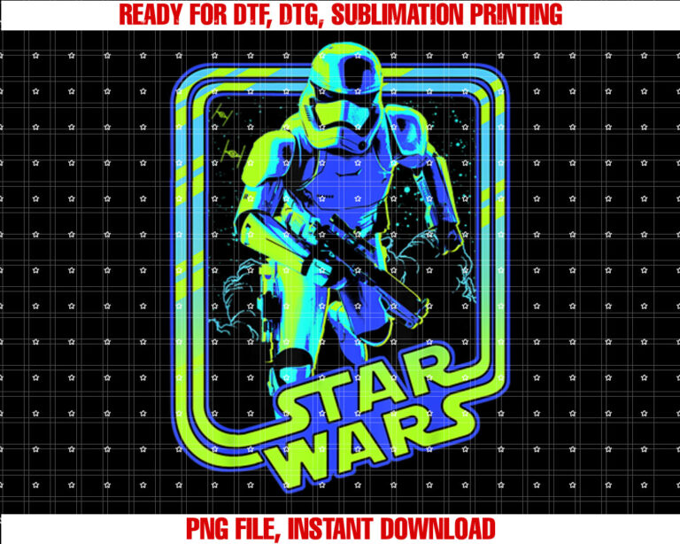 Star Wars Stormtrooper Glow Neon Disney T-shirt