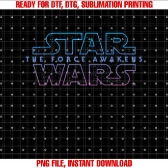 Star Wars The Force Awakens Simple Stary T-shirt