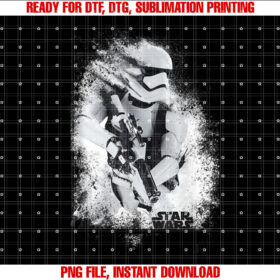 Star Wars the Force Awakens Splatter Stormtrooper T-shirt