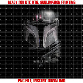Star Wars the Mandalorian Dark Portrait T-shirt