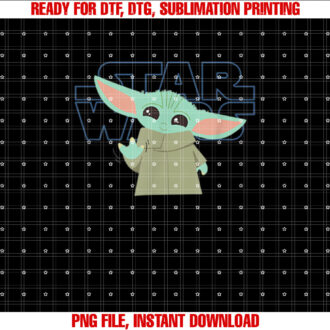 Star Wars the Mandalorian Grogu Friendly Wave T-shirt