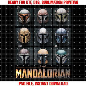 Star Wars the Mandalorian Helmet Box Up T-shirt