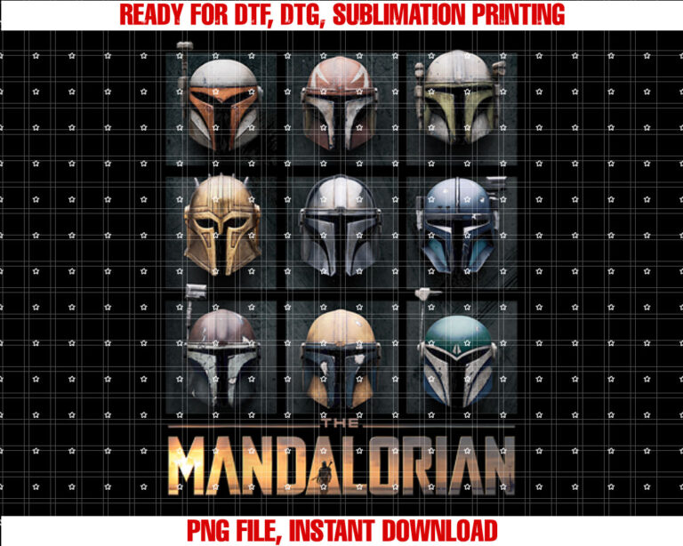 Star Wars The Mandalorian Helmet Box Up T-shirt