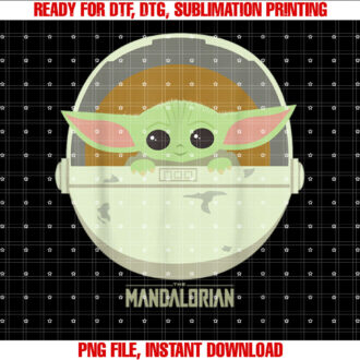 Star Wars The Mandalorian The Child Bassinet Portrait T-shirt