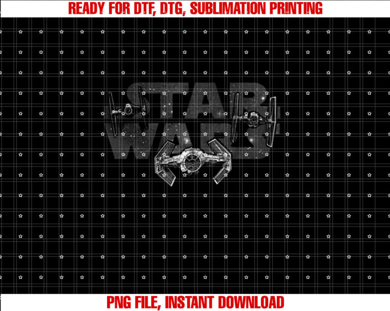 Star Wars Tie Fighter Starry T-shirt