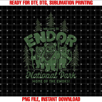 Star Wars Travel Vacation Endor National Park Ewoks T-shirt